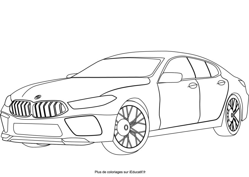 Раскраска БМВ м5 ф90