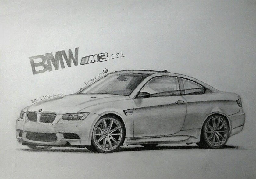 BMW e60 drawing