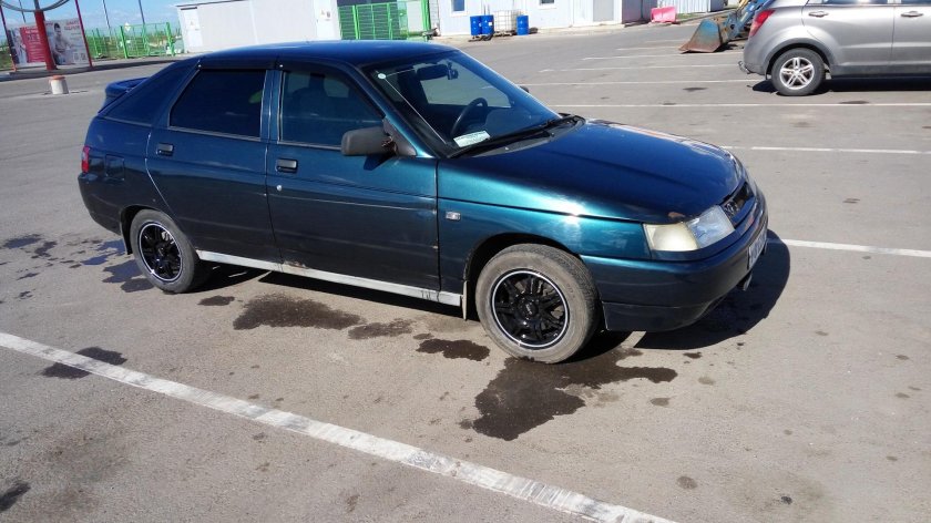 Ваз 2112 сине-зеленый металлик