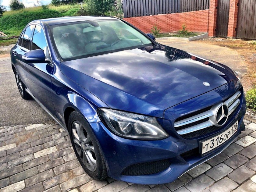 Мерседес с 180 синий