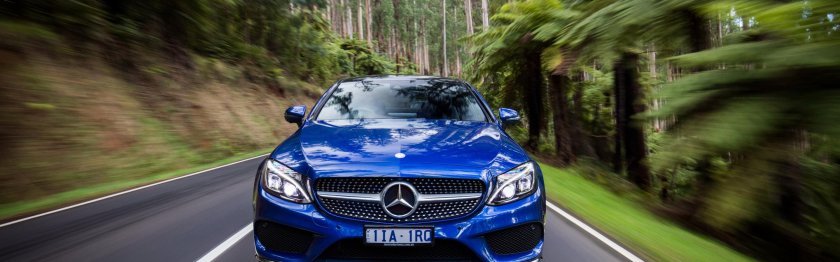 Мерседес Бенц синий