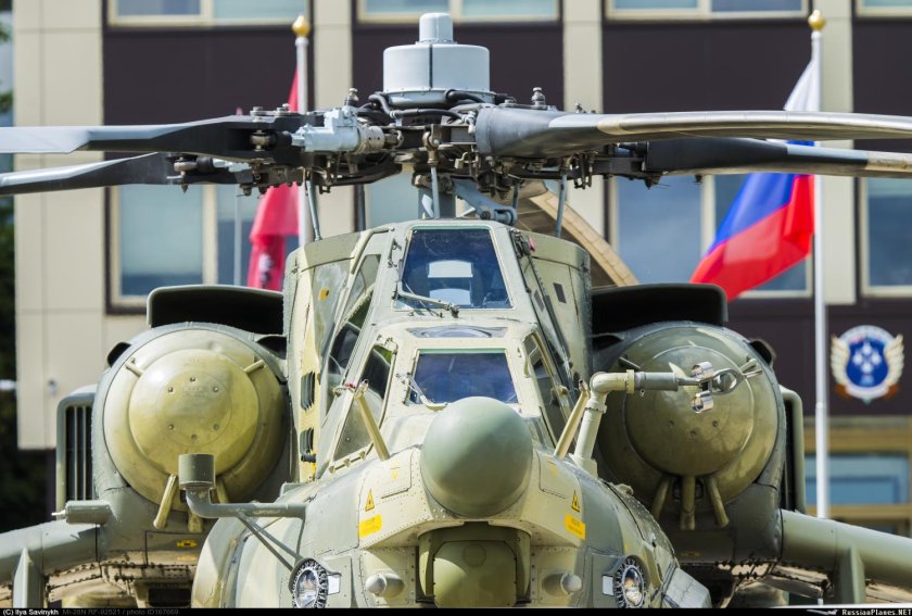 Ми-28 вертолёт кабина