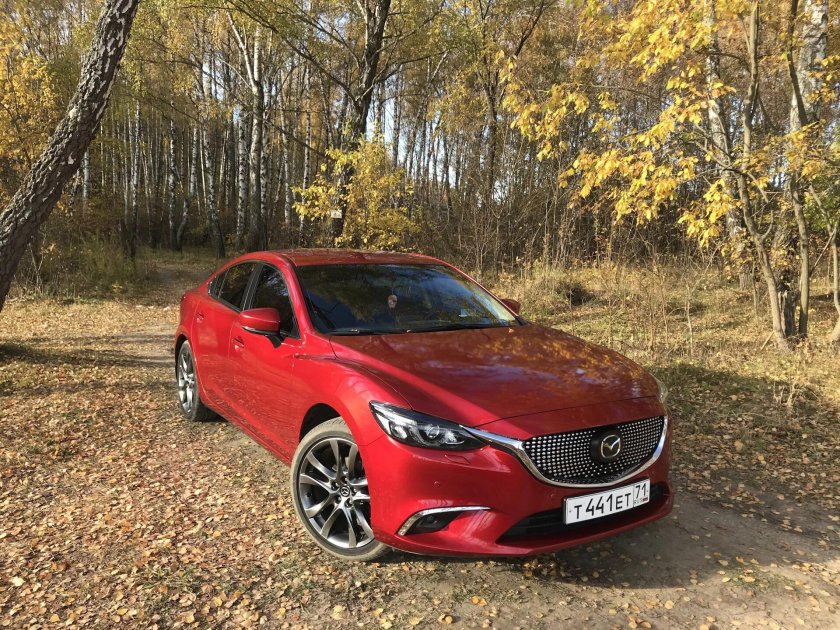Мазда 6 2016 красная