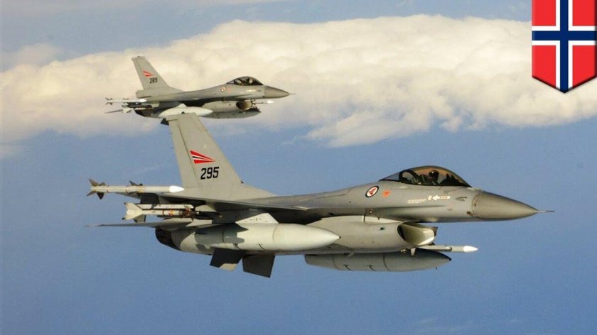 Истребители f-16 ввс норвегии