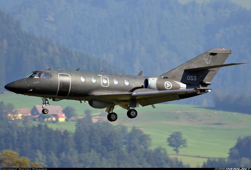 Самолет Фалкон 20 ВВС Норвегии