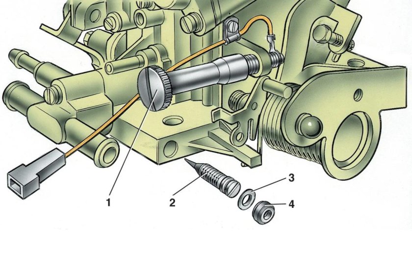 Регулировочные винты карбюратора ВАЗ 2109
