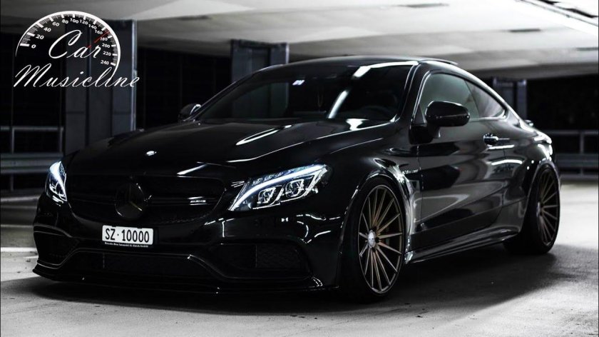 Мерседес с 63 АМГ черный