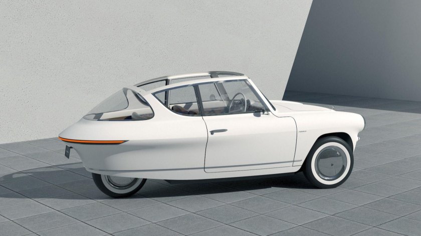 Трехколесный кабриолет