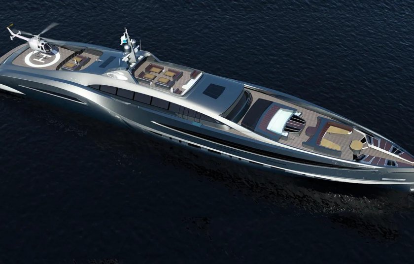 Яхта Sovereign Gray Design 105m
