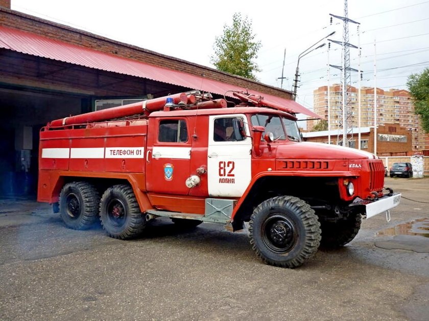 Урал 43202 пожарный