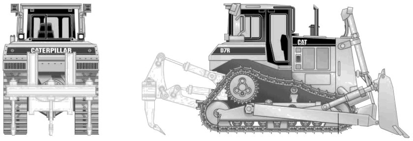 Бульдозер Cat d7r