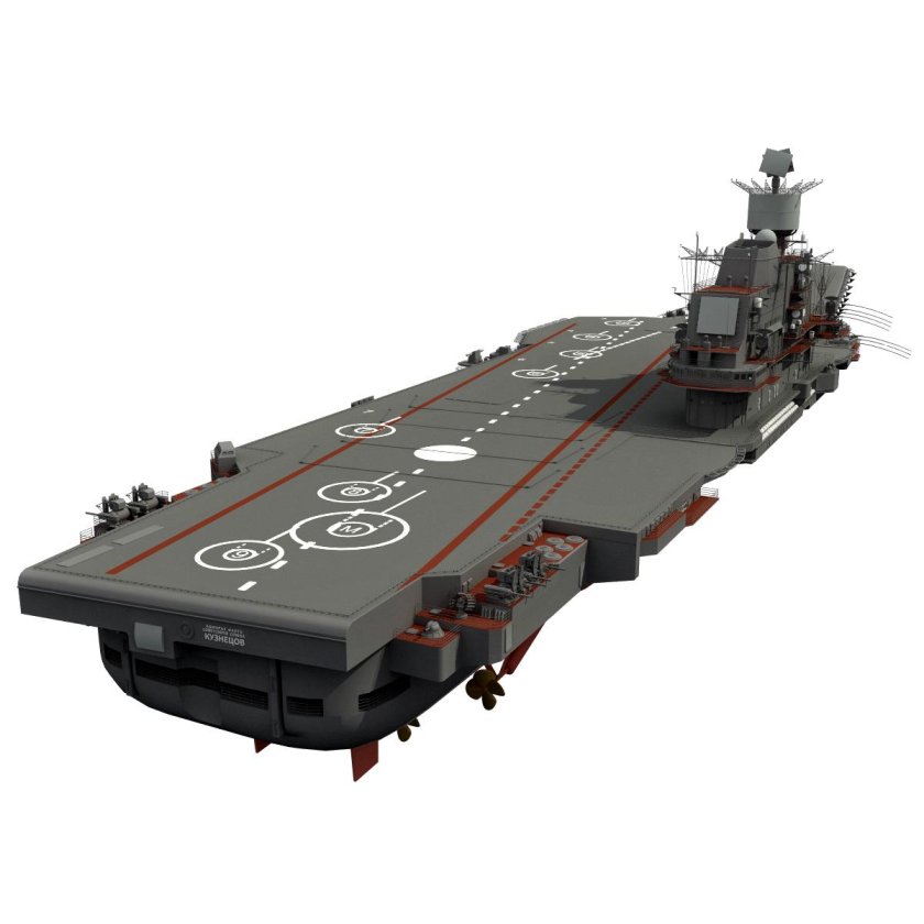 Адмирал Кузнецов авианосец 3d модель