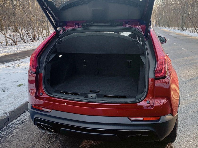 Cadillac xt4 багажник