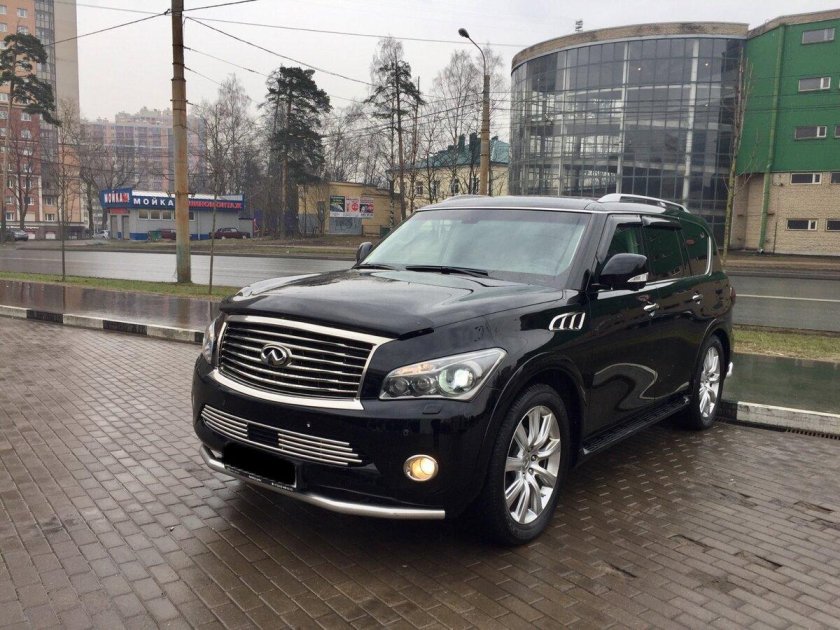 Инфинити qx80 черный