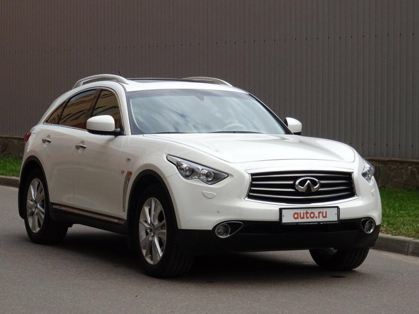 Infiniti qx70 белый