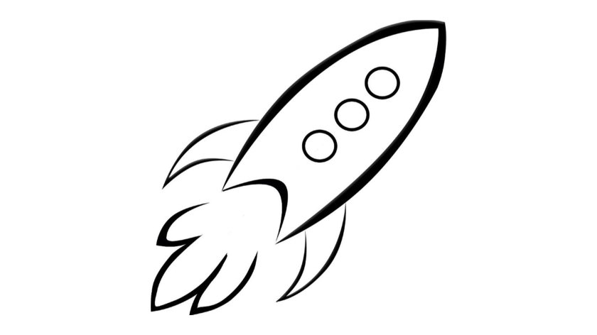 Ракета рисунки