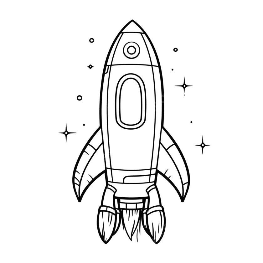 Ракета рисунок