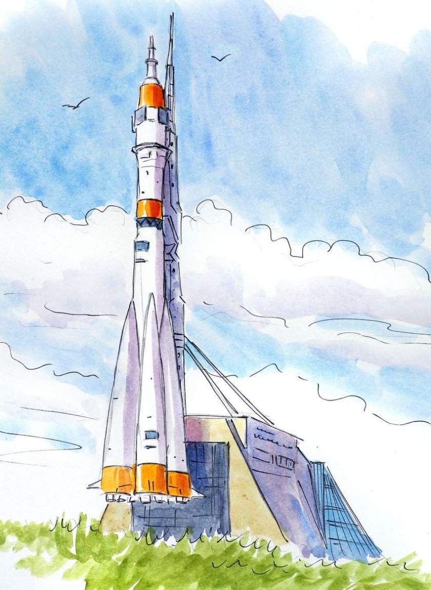 Ракета Восток 1 Гагарина