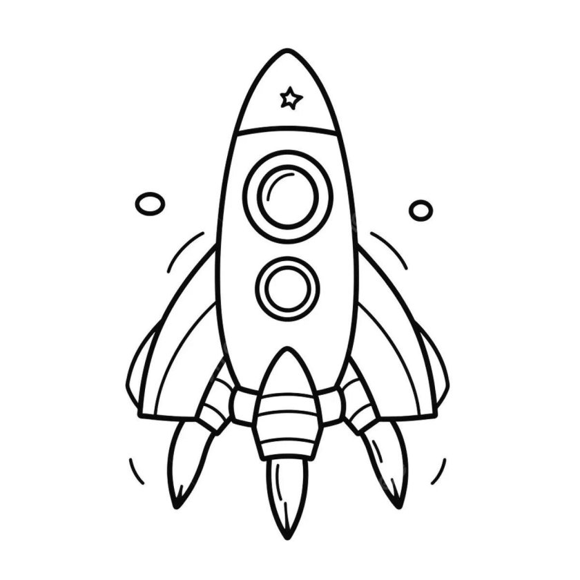 Ракета рисунок