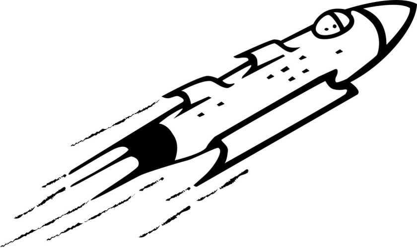 Ракета силуэт