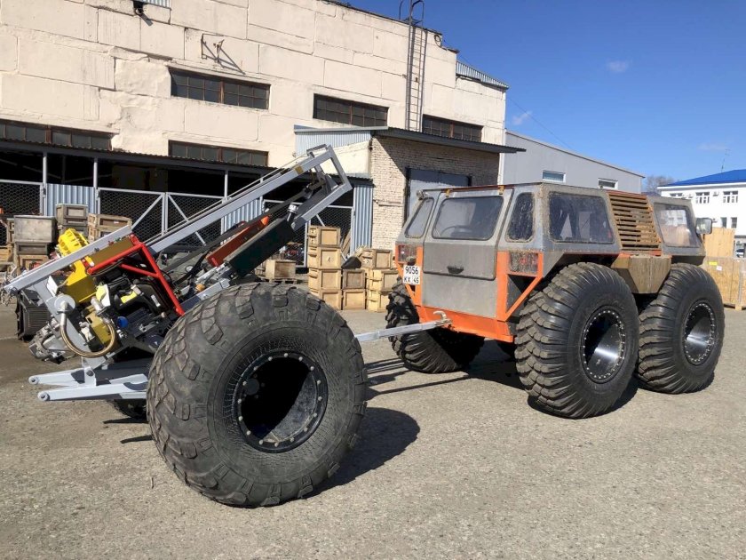 Вездеход на шинах низкого давления