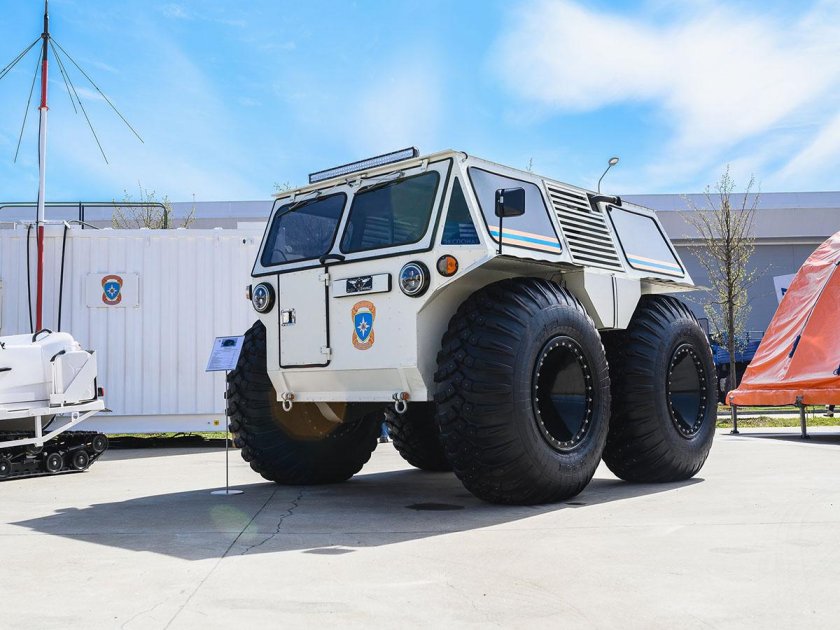 Снегоболотоход трэкол хаски