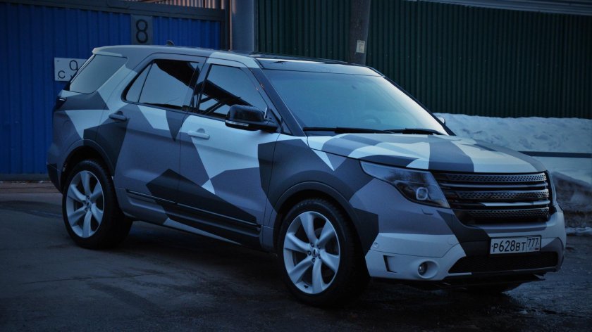 Форд эксплорер 5 в камуфляже