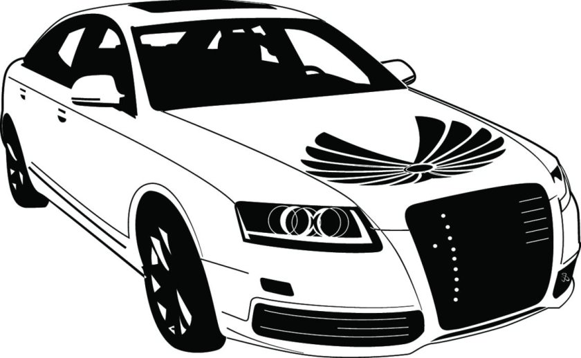 Ауди а6 вектор