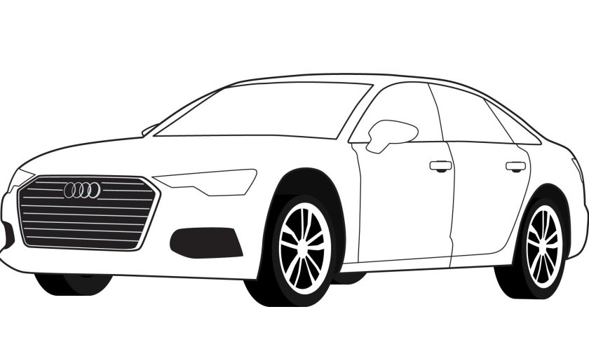Контур Ауди а8