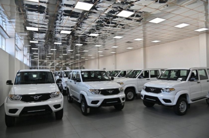 Новый УАЗ поступивший