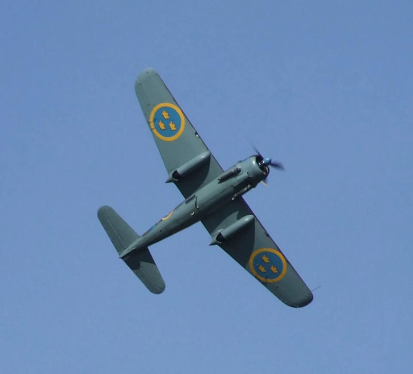 Saab b-5 ‘swedish dive bomber’