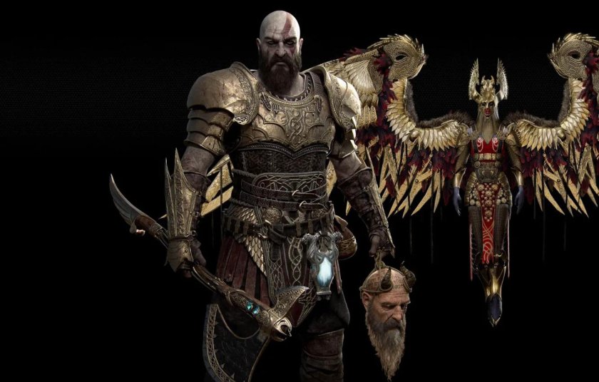 Кратос с топором