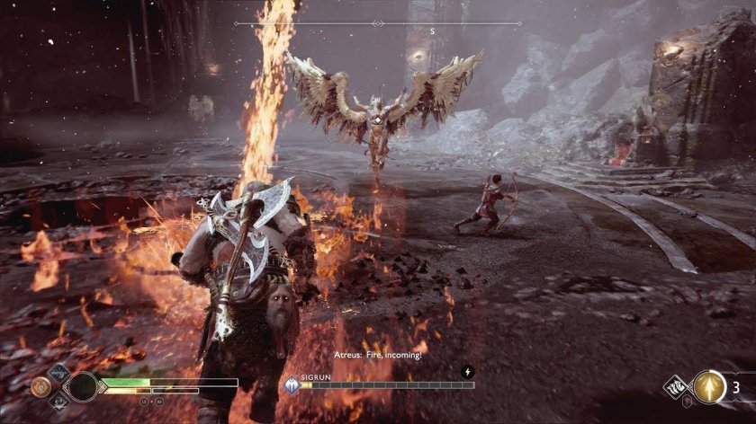 Королева валькирий God of War Сигрюн