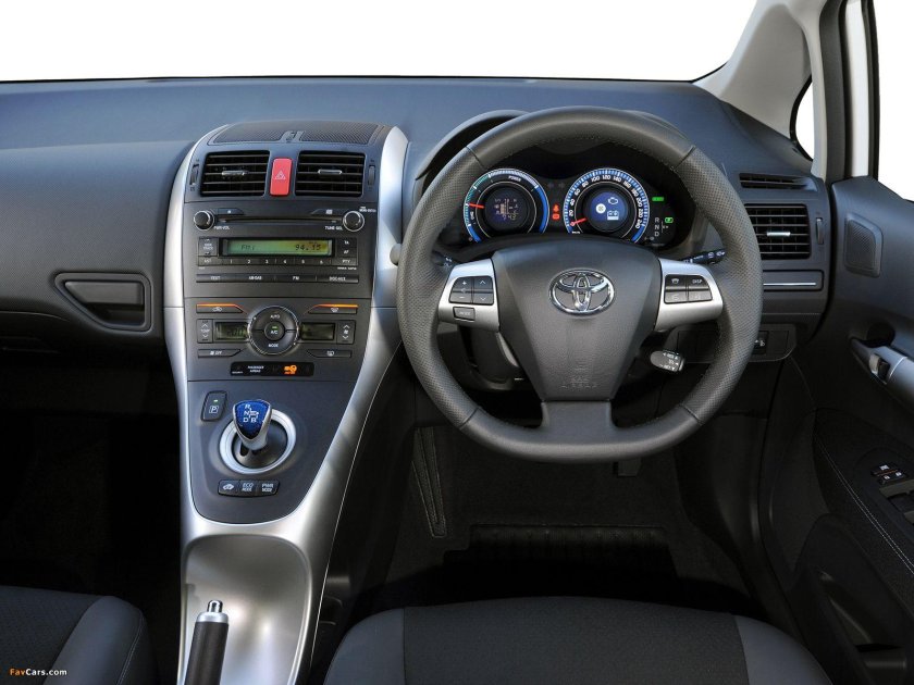 Тойота аурис 2008 салон