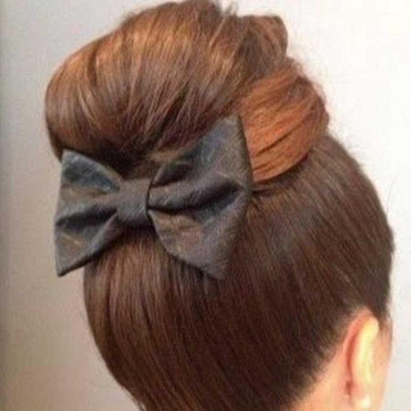 Прическа бантик