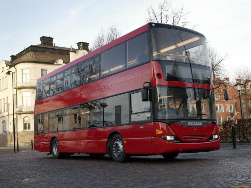 Двухэтажный автобус Скания