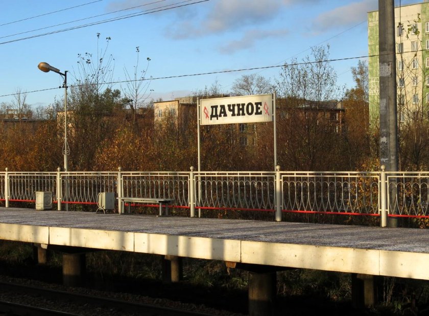 Санкт-Петербург Ульянка ЖД станция