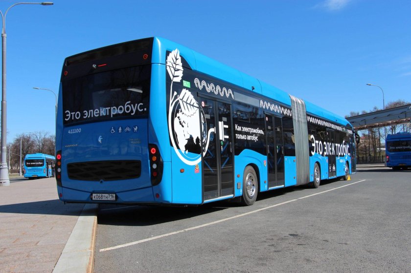 Электробус гармошка КАМАЗ 6292