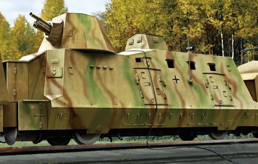 Броневагон Geschutzwagen