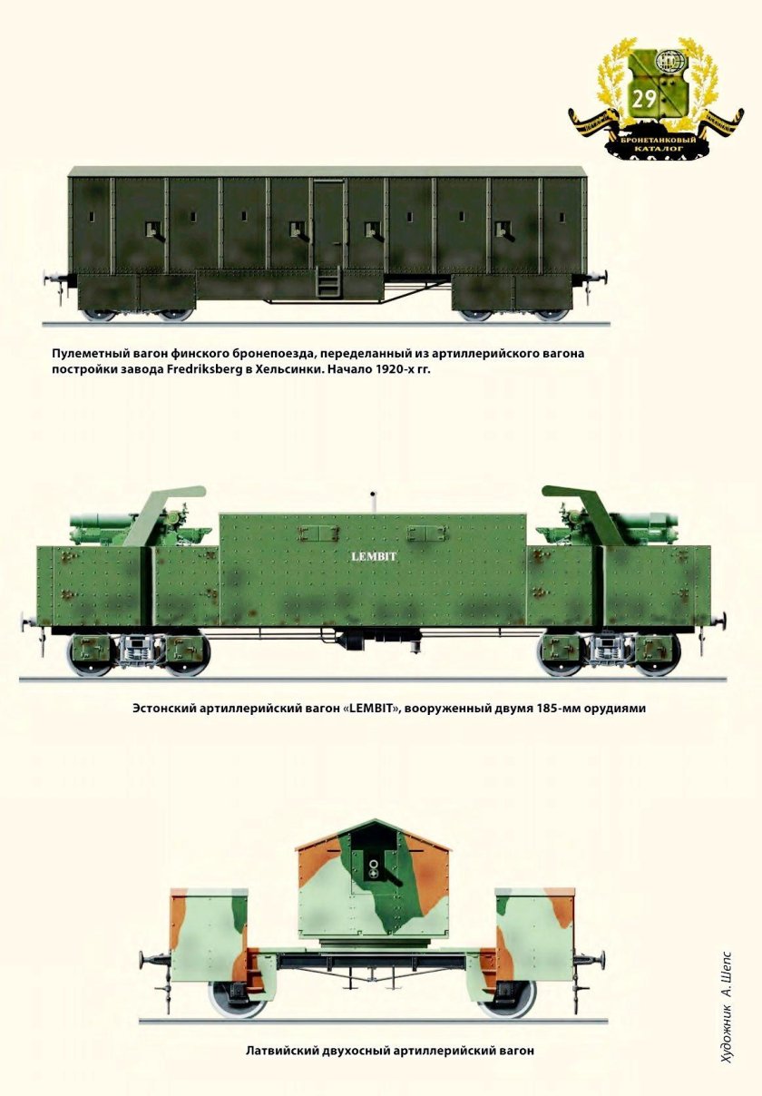 Бронепоезда и броневагоны