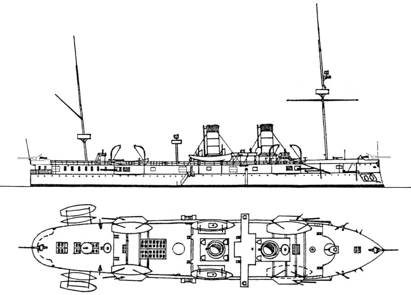 Крейсер Владимир Мономах чертежи