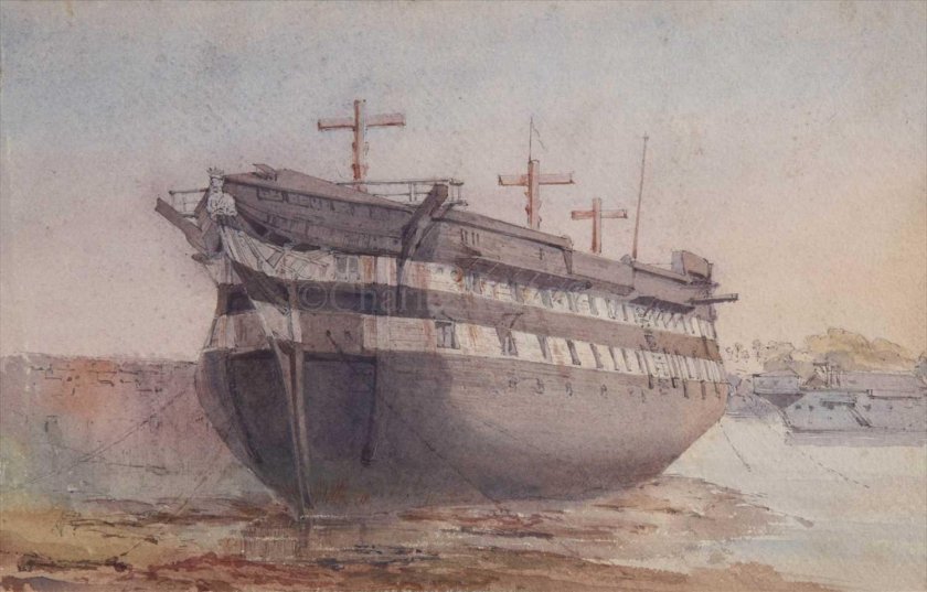 Плавучая тюрьма корабль