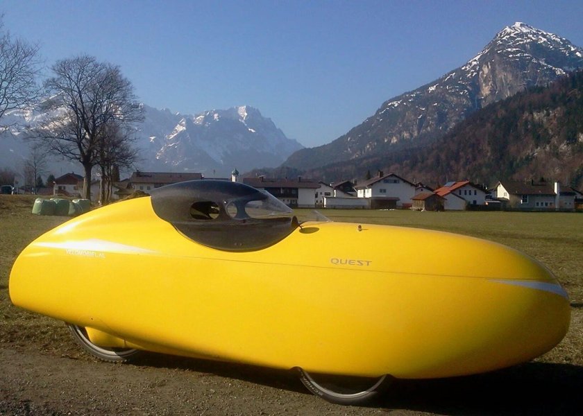 Стримлайнер веломобиль