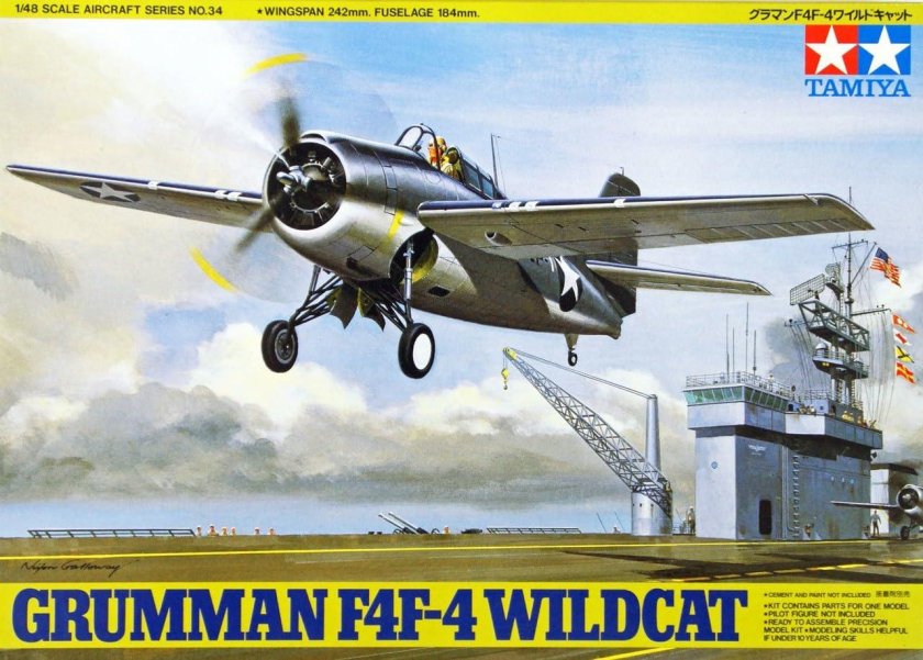 Tamiya 61034 Grumman f4f Wildcat