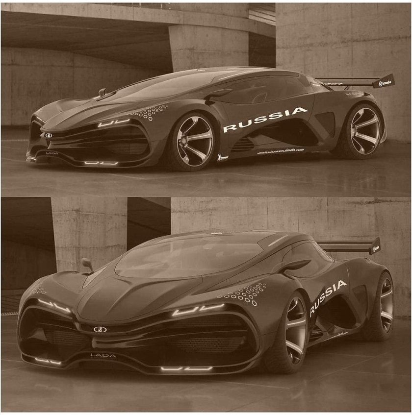 Лада суперкар Lada Raven