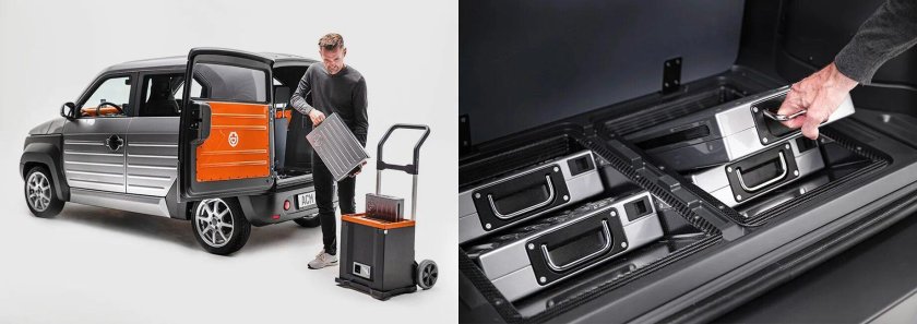 Съемные аккумуляторы для электромобиля