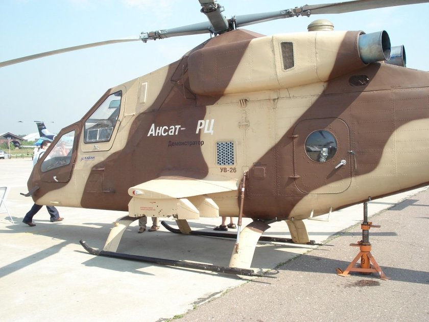 Ансат боевой вертолет