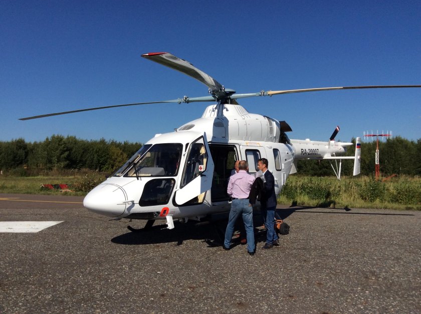 Вертолет Казанского завода Ансат