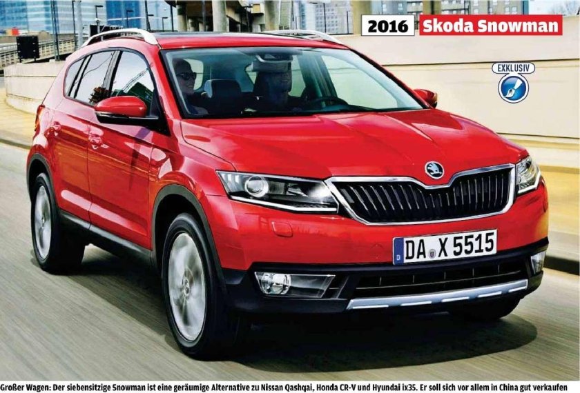 Внедорожник Шкода Сноумен