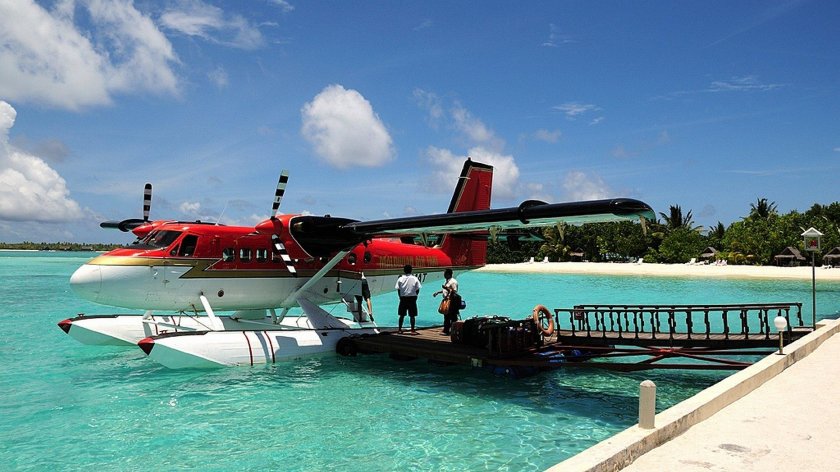 Аэропорт Мале гидросамолет